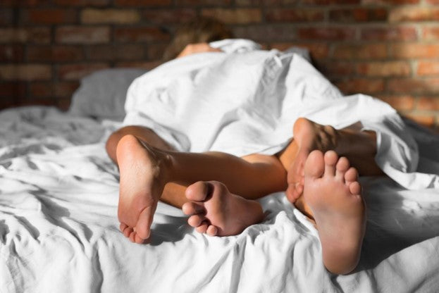 Sex Stories A couple on the bed