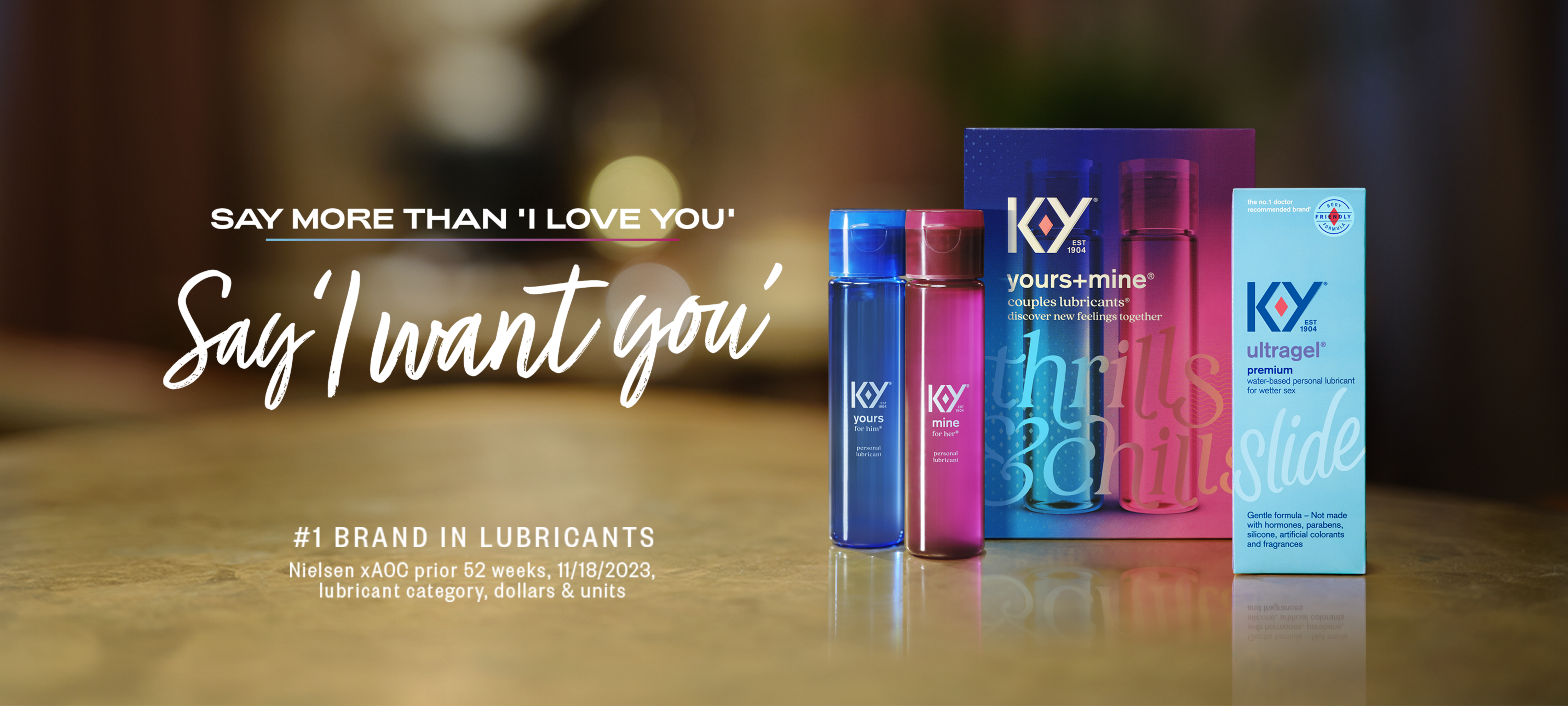 Ultragel and Yours+Mine lubricants Ultragel and Yours+Mine lubricants