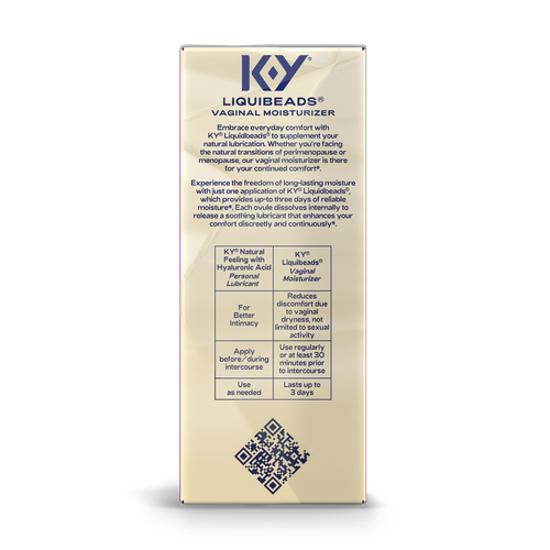 K-Y® Liquibeads Vaginal Moisturizer & Lube