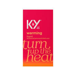 The K-Y® Warming Liquid sensorial lubricant brings gentle warming sensations to your intimacy. 