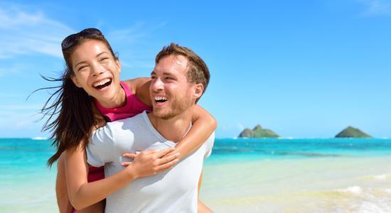 couple having fun together