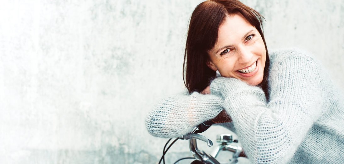 woman smiling at the camera