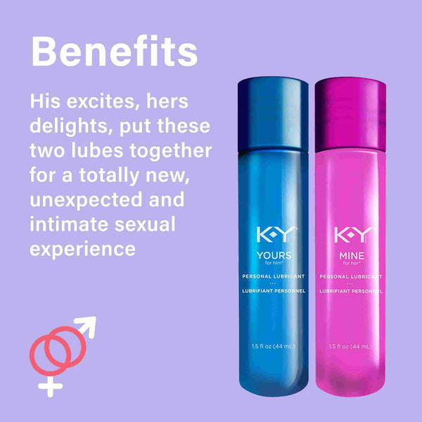 K-Y Yours & Mine Lubricants for Couples