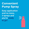 Convenient pump spray