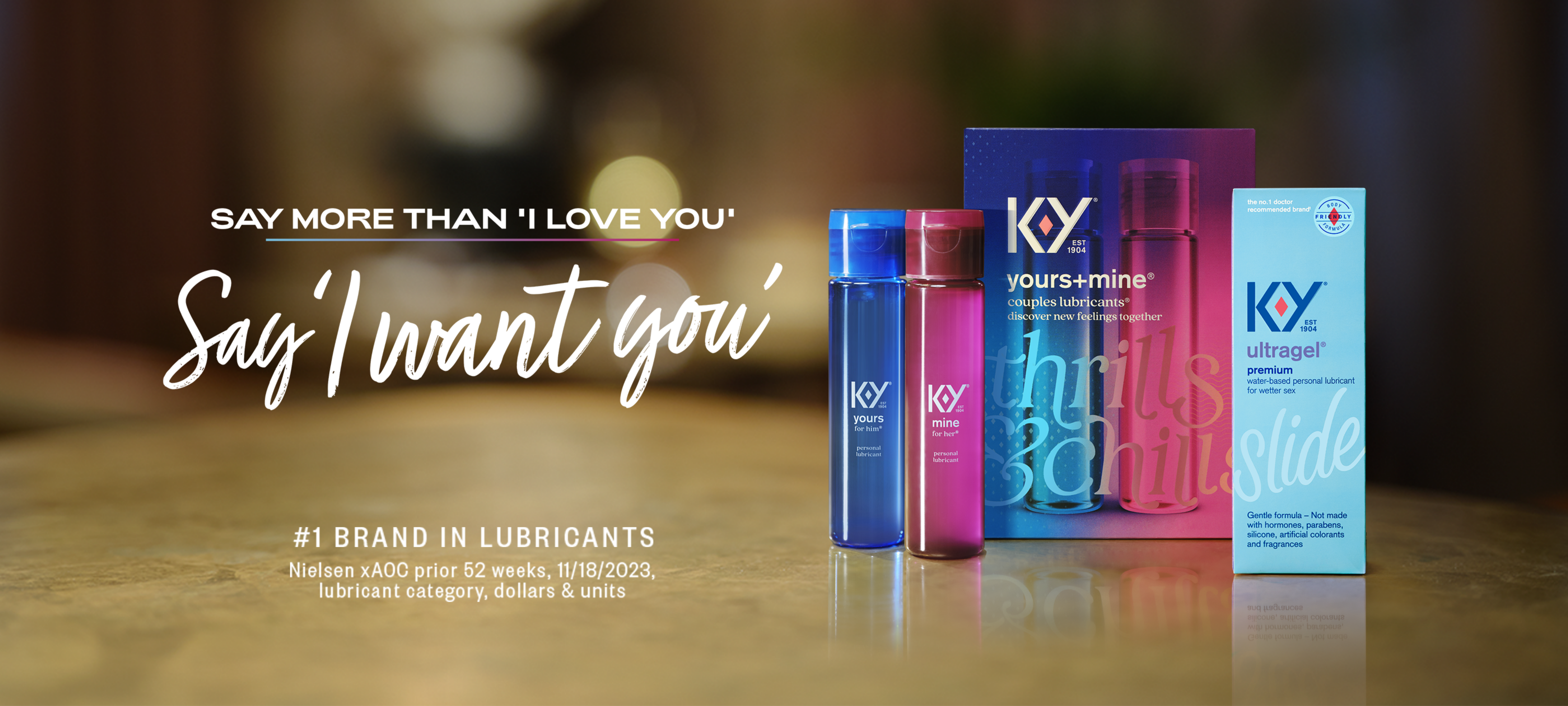 Ultragel and Yours+Mine lubricants