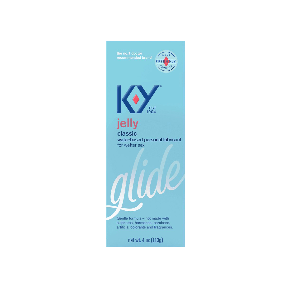 K-Y Jelly Water Based Personal Lubricant (Body Friendly Formula)