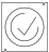 A gray checkmark within a circle displaying that the K-Y® product is condom-friendly. 