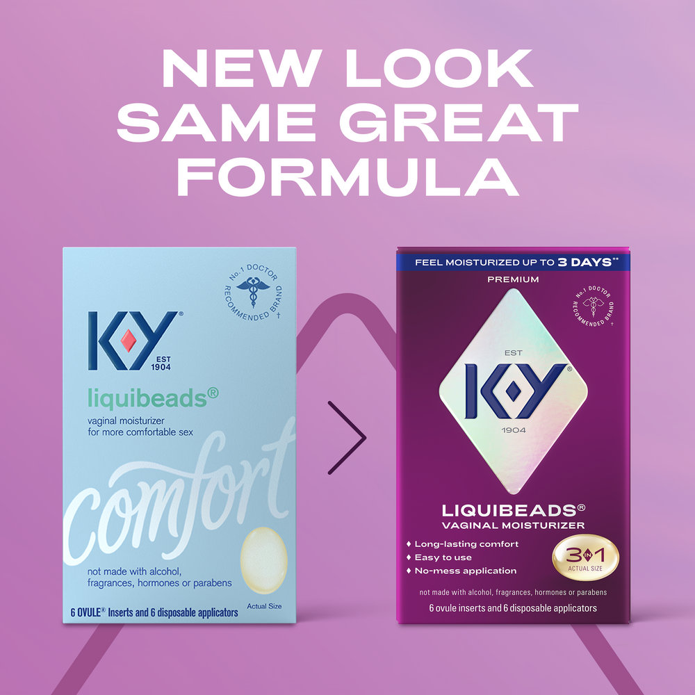 K-Y® Liquibeads Vaginal Moisturizer & Lube