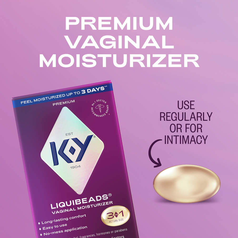 K-Y® Liquibeads Vaginal Moisturizer & Lube