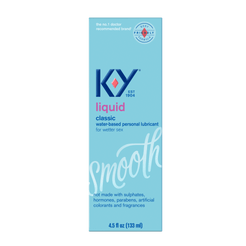 K-Y Liquid Water Based Personal Lubricant (Body Friendly Formula)
