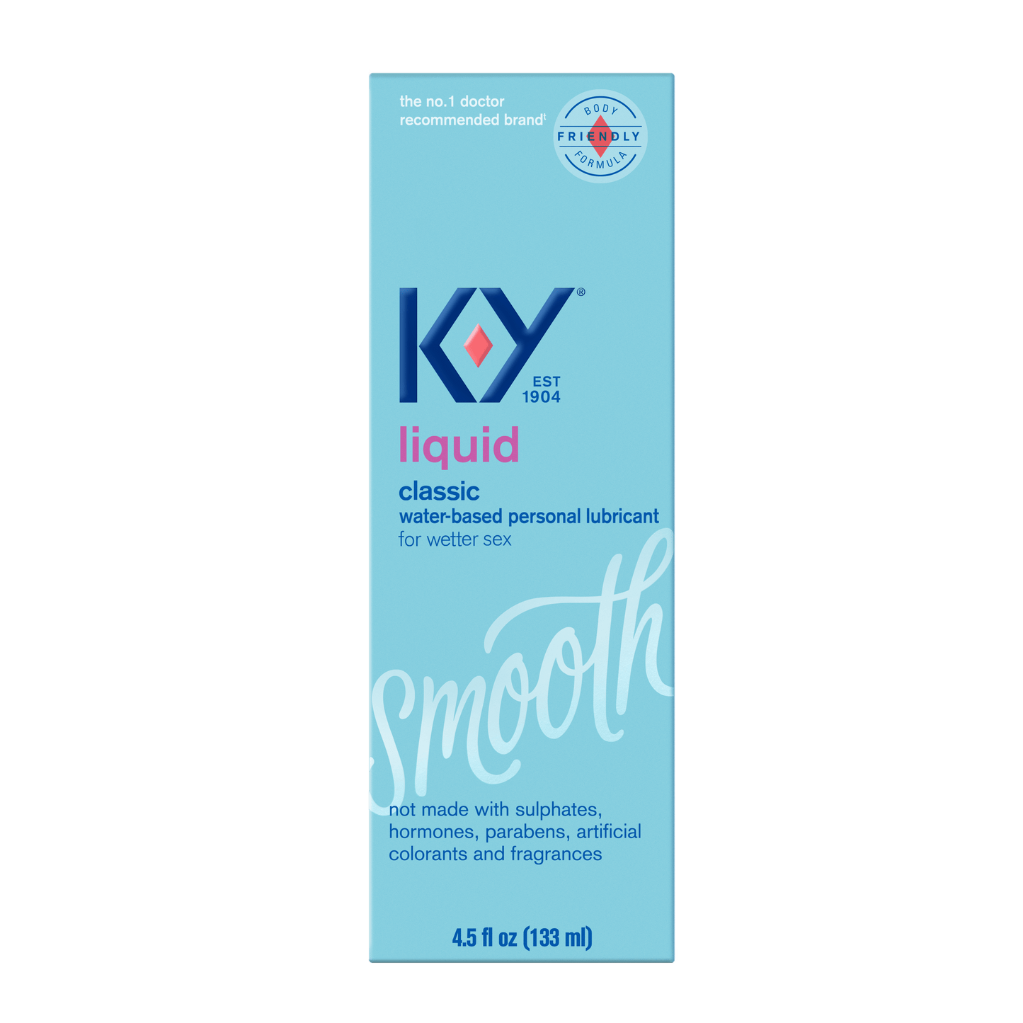 K-Y Liquid Water Based Personal Lubricant (Body Friendly Formula)