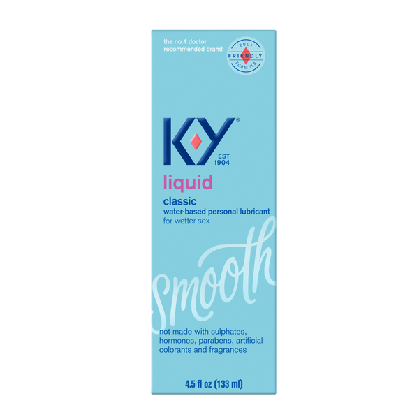 K-Y Liquid Water Based Personal Lubricant (Body Friendly Formula)