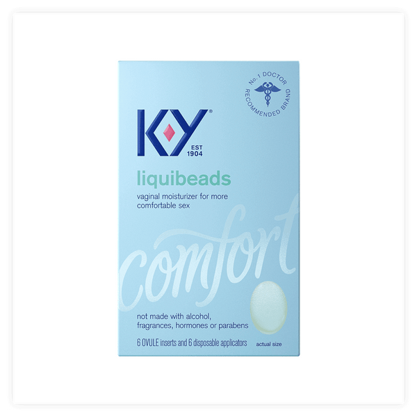 K-Y Liquibeads packaging