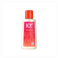 Front of K-Y® Warming Liquid Personal Lubricant bottle for warming sensations during intimacy 2.5 oz. 