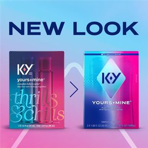 New look of Yours + Mine Couples Lube